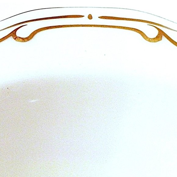 Japanese Hand Painted Vegetable Bowl, Fukagama Arita Vintage Serving Dish - Picture 4 of 12